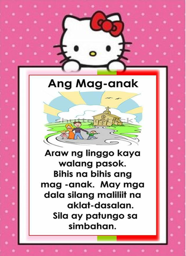 tagalog reading materials